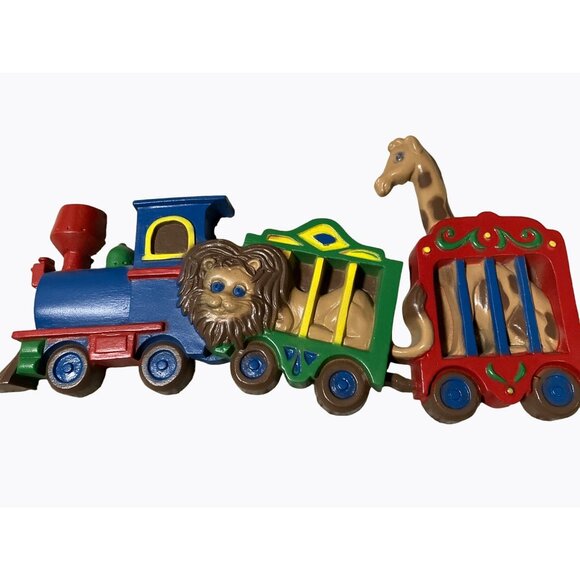 Vintage Burwood Products Circus Train Wall Plaques #3109-1 - Picture 2 of 14